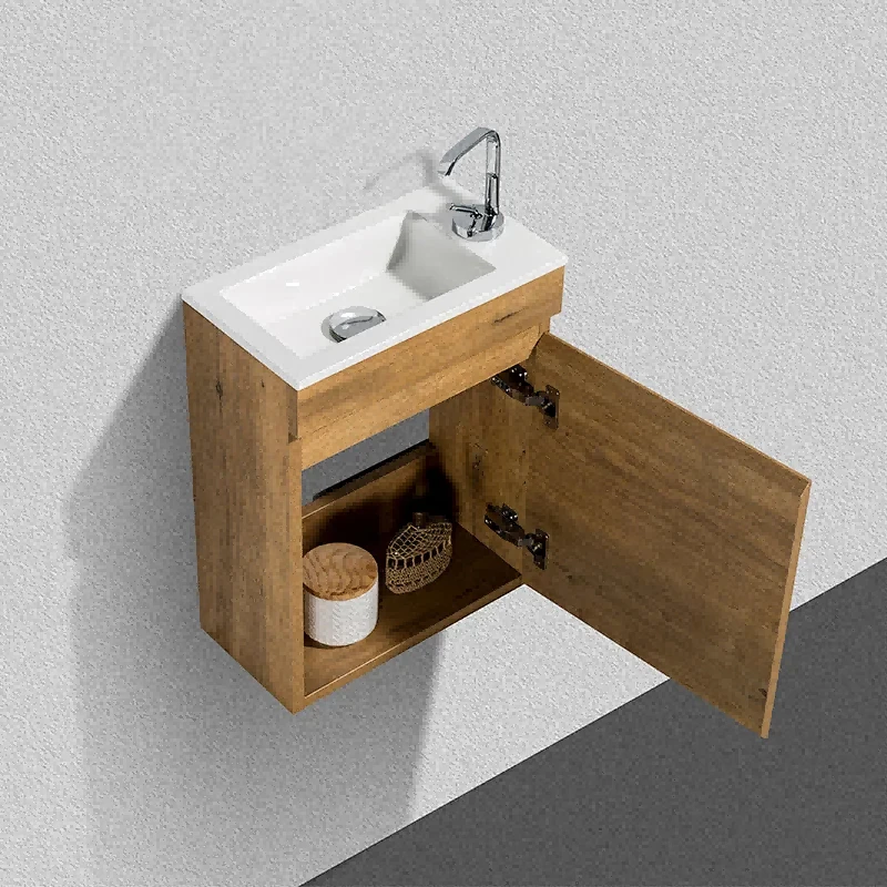 Natural Oak Mini Vanity Natural Oak Mini Vanity