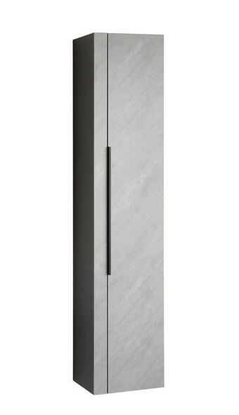 2020 New Stone Textured Melamine Veneer Bathroom Cabinet With Smart Mirror
