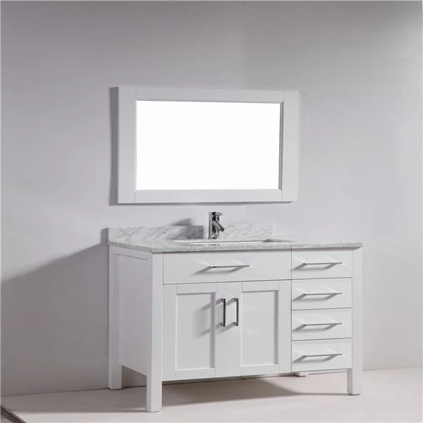 Luxe America Style Solid Wood Bathroom Furniture Vanity