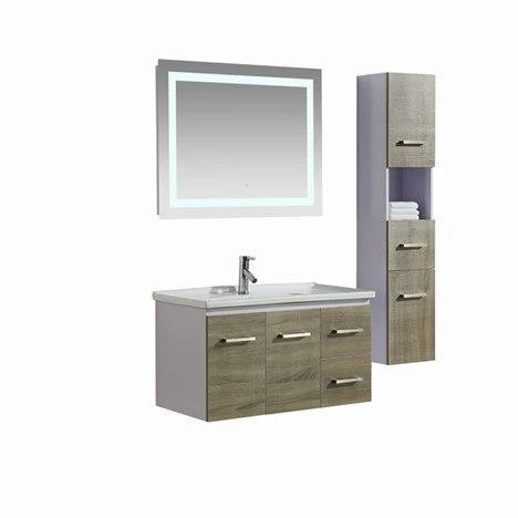 Armoire de salle de bain en placage de mélamine de Chine
