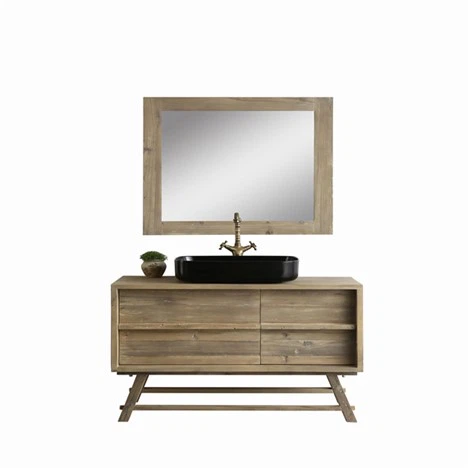 Nouveau coffret de combinaison de salle de bains en bois massif de conception