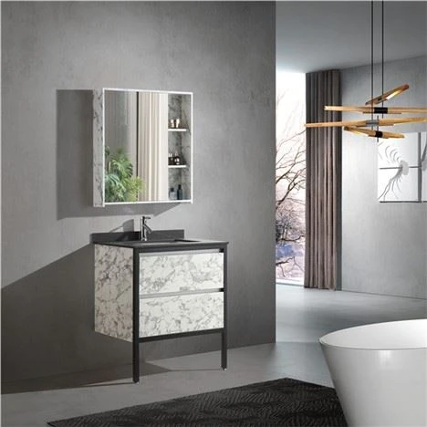 Meuble de salle de bain blanc sans peinture 2020