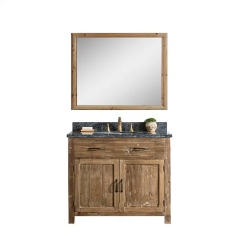 Conception d'armoire de lavabo de salle de bain en bois recyclé