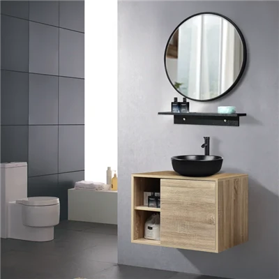 Vanités de salle de bain simples fixées au mur 24 po