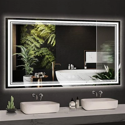 Miroir LED 48 x 24 pouces