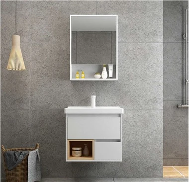 Armoire de salle de bain moderne flottante de 24 po
