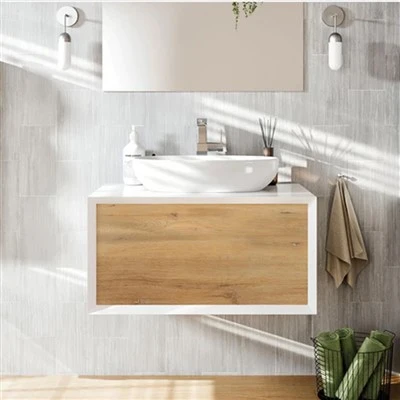 Vanité de salle de bain moderne nordique