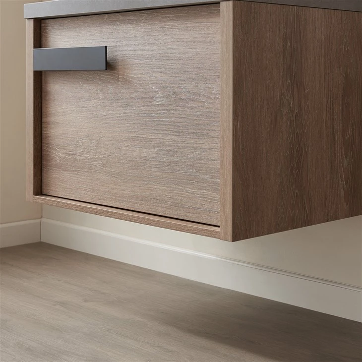 Wall-Mounted Single Bathroom Vanity With PVC Film